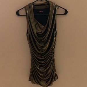 Express Gold slinky club top